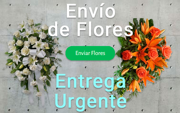 Envio flores difunto urgente a Tanatorio Castelldefels